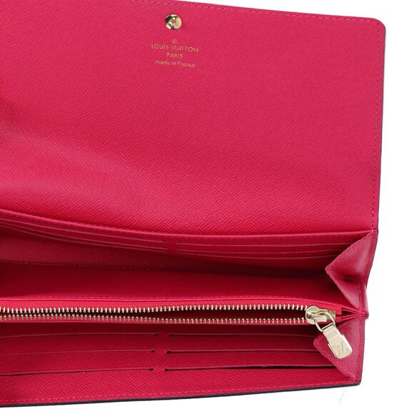 Louis Vuitton Sarah Monogram Long Wallet M61359 Christmas Animation Pink - Picture 4 of 6